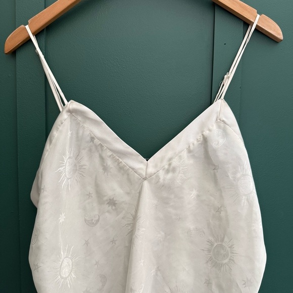 Vintage Morgan Taylor Intimates Stars Moon Sun Nightgown Slip Dress - Picture 8 of 12